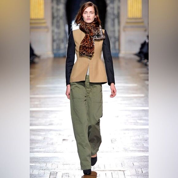 Dries Van Noten ~ 2010 Runway Collection Rex Fur Scarf - Picture 3 of 16